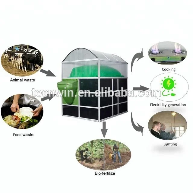 Teenwin   Portable DIY Kit Biogas Anaerobic Digester for Sewage Sludge Treatment