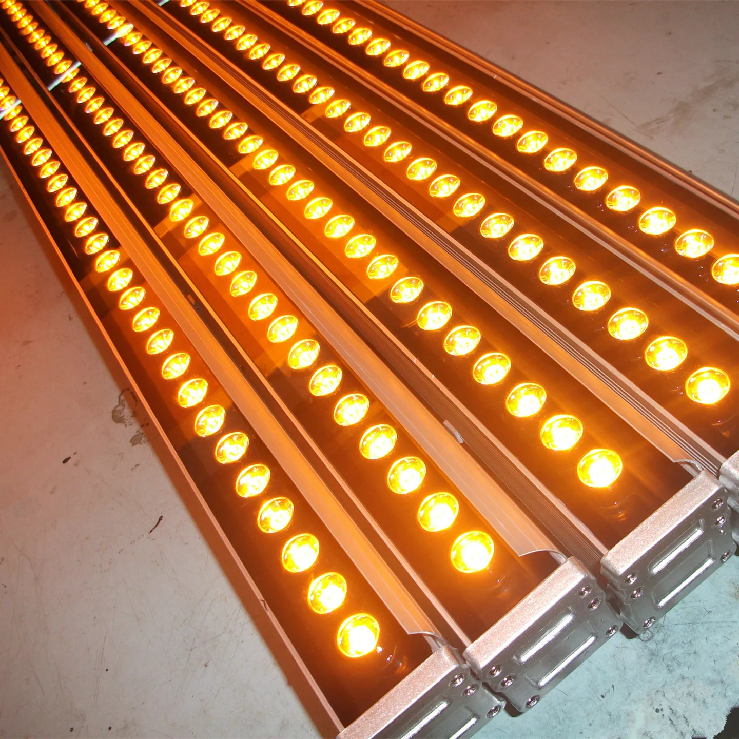 Уличная светодиодная настенная шайба высокой мощности IP65 DMX RGB 24 36 48 72 Вт