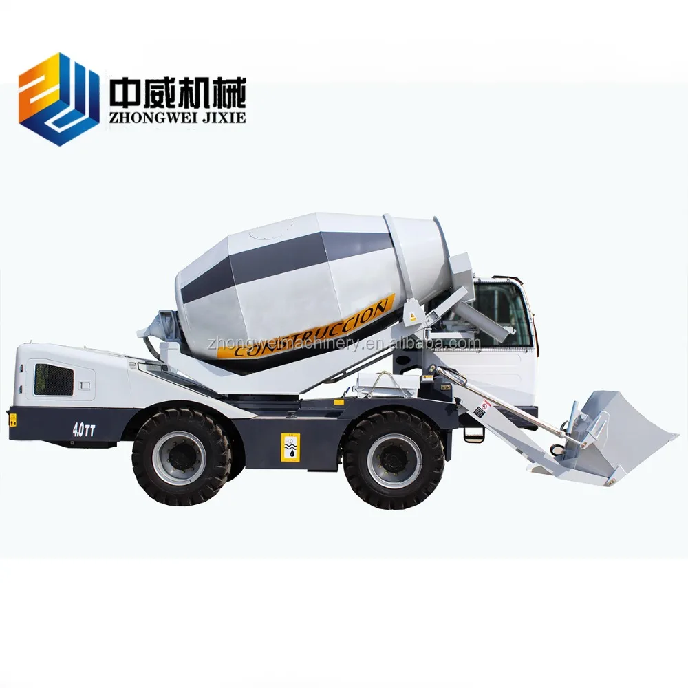 Zhongwei brand self loading concrete mixer for sale