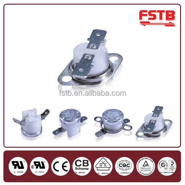 KSD301 Thermal Cut-out Kettle Bimetallic Thermostat Thermistor Auto Spare Parts in China