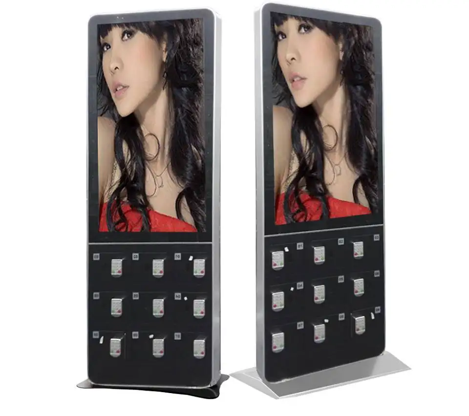 Big size 55 inch touch screen charger LCD digital signage for mobile phone