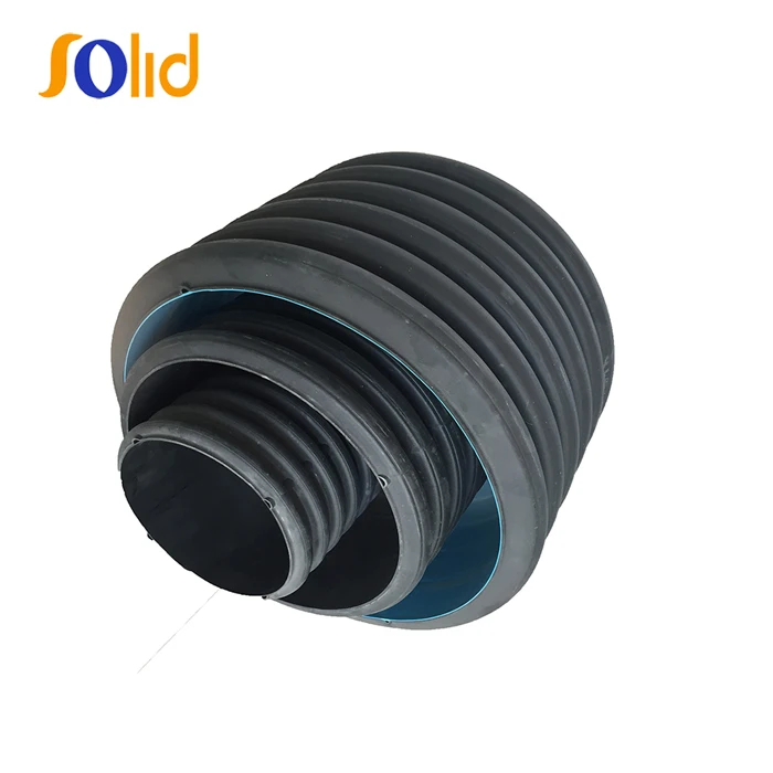 Large Diameter Polyethylene HDPE Double Wall Corrugated pipe