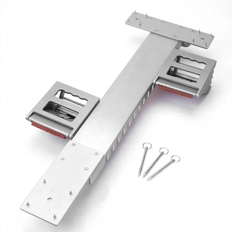 Aluminum alloy dual use adjustable athletics starting blocks track and field
