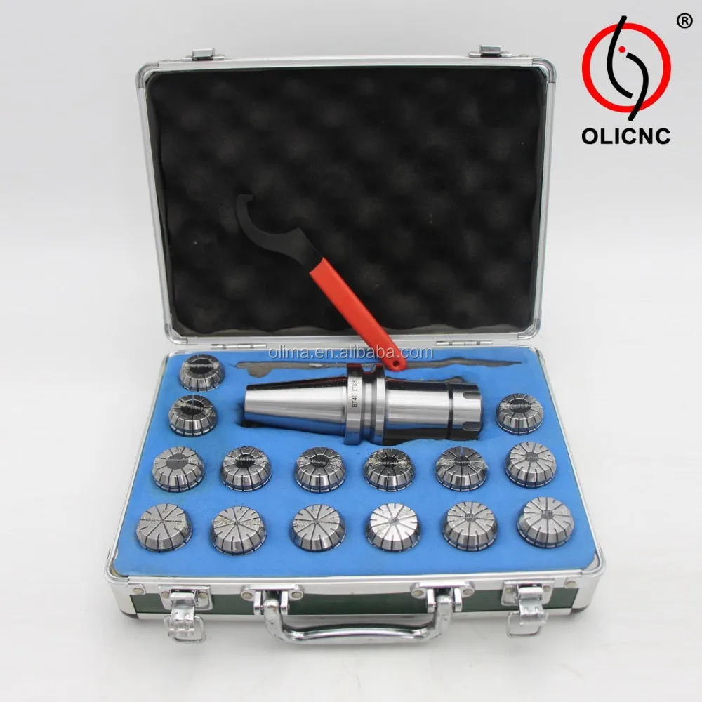 Точность фрезерные цанги комплект ER цанговый патрон с BT хвостовик