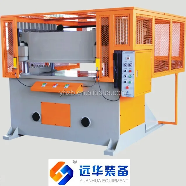 Semi Automatic Die Cutting Press Machine For Textile Clothes Shoes Fabric Foam