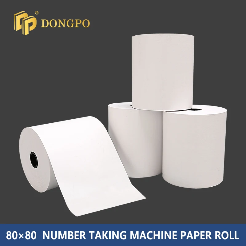 Термобумажные рулоны с индивидуальным принтом 80x80 мм 70 г/м2 кассовый аппарат pos Поставщик 100% целлюлозная древесная масса