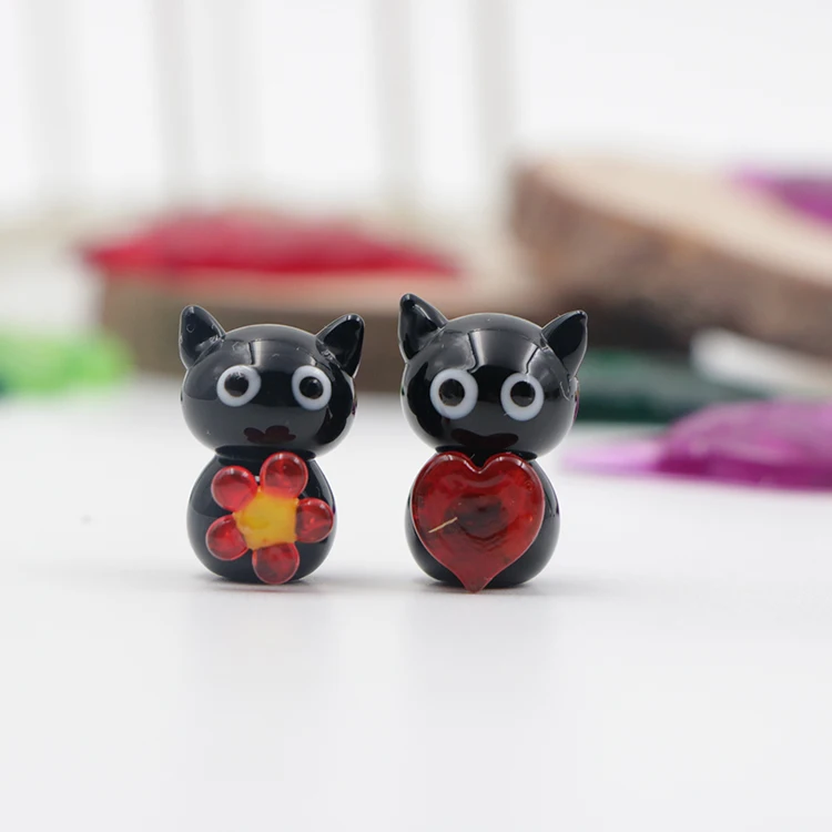 Murano Art Glass Cat Figurine