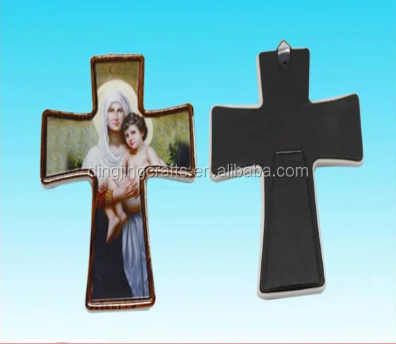 
western style ceramic cross plaque for blessing 