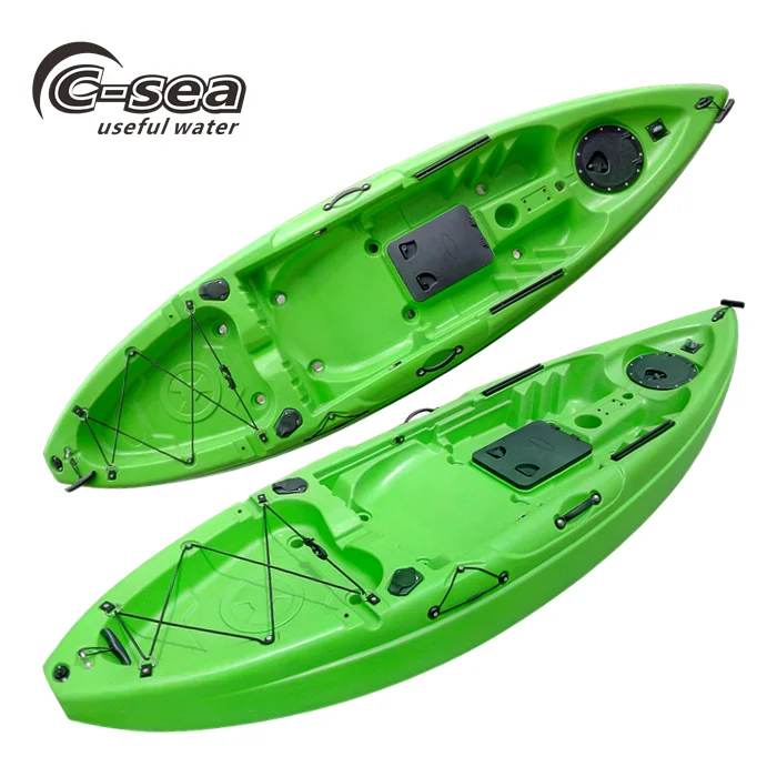 roto-molding sit on top kayak with fish finder from kayak factory