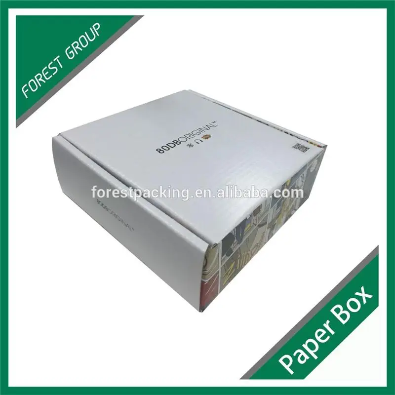 Оптовая продажа из Китая Настройка гофрированной бумаги двусторонний материал матовый черный ящик