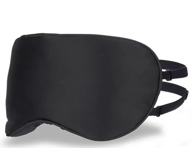 Double Adjustable Straps Comfortable 100% Natural  Silk Sleeping Eye Mask