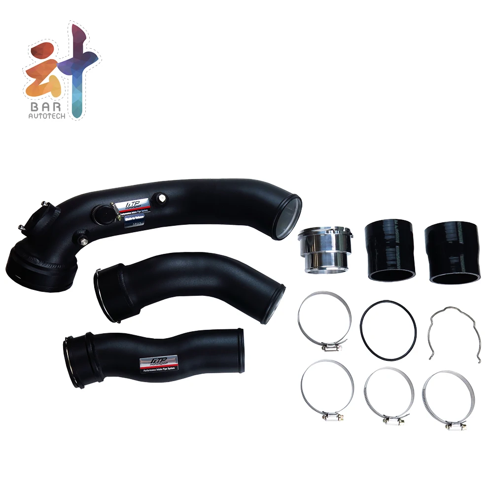 Впускная труба Turbo Charge Boost для BMW N55 F20 F30, черный, алюминий