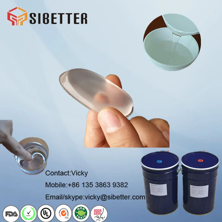 Factory Price of Liquid Silicone Gel for Make-up Silisponge Making