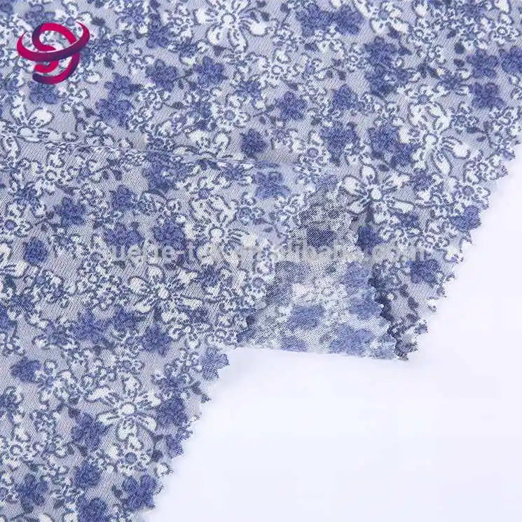 Factories price indonesia printed 100% combed cotton jersey knit fabric