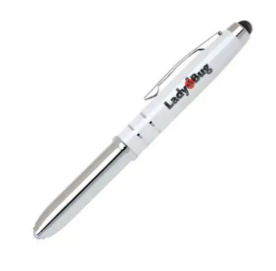 Pen with flashlight promotional custom cheap UV light pen