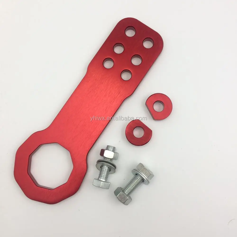 custom front bumper racing aluminum tow hook
