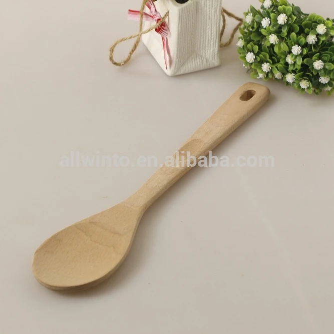 Kitchen Accessories Cheap Flat Wooden Spoon With Long Handle