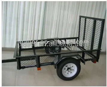 American 4x6 5x8 5x10  Powder Coated Utility/car/folding/farm/motorbike Trailer