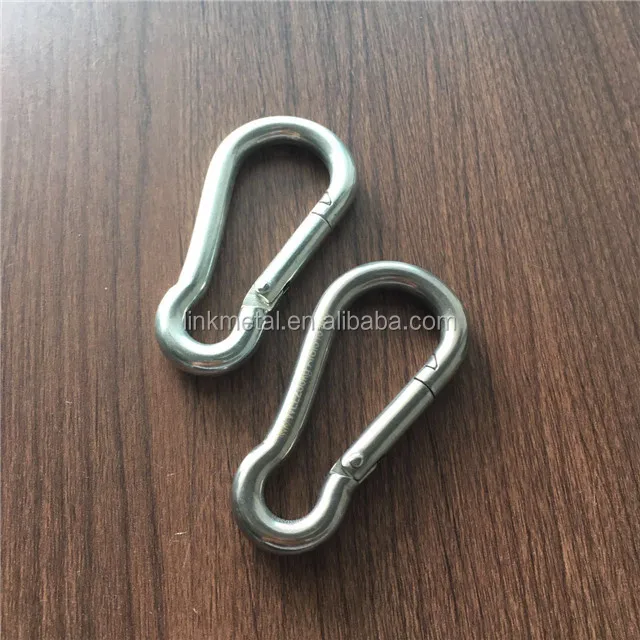 
DIN5299 safety zinc plated carabiner snap hook 