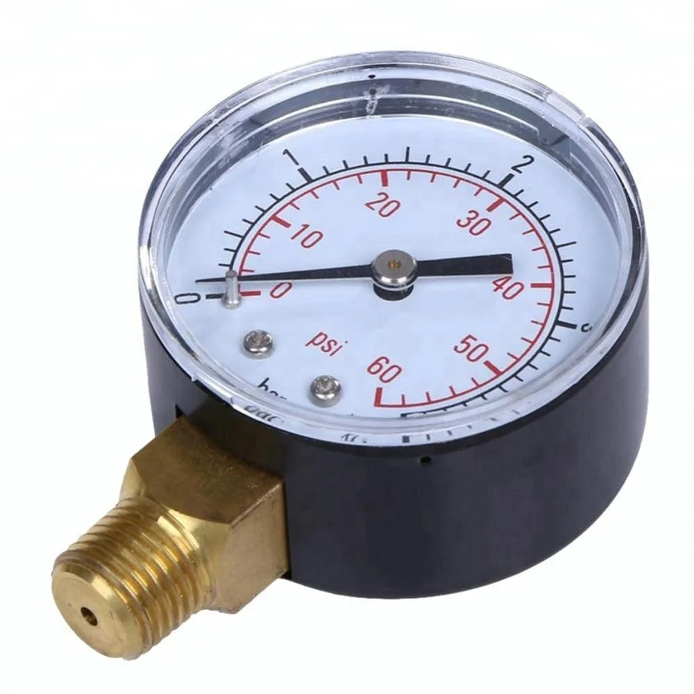 DAVEY 2018 Swimming Pool Spa Filter Water Pressure Gauge 0-60 PSI