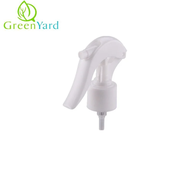 Mini Trigger Sprayer 28mm 24mm Hand Pump Sprayer Part White Plastic 10000pcs 0.2 ML/T Smooth/ribbed 1000pcs/carton GY-109
