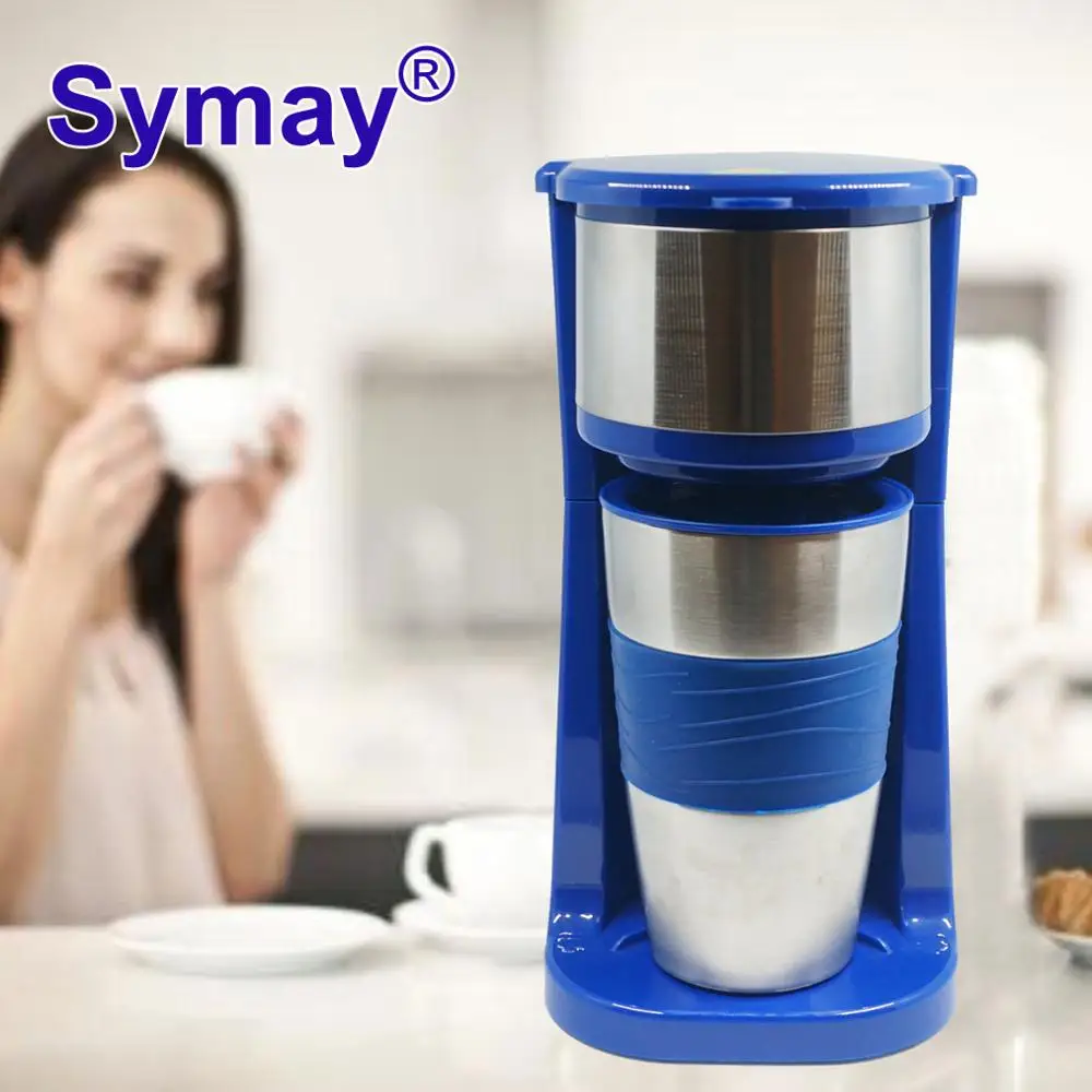 single mug 420ml single   cup travel  drip coffee maker machine