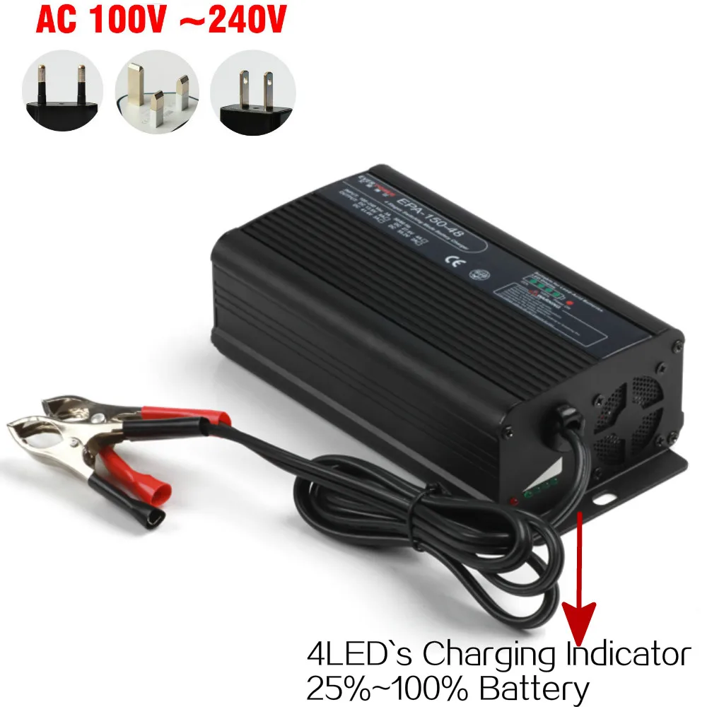 Hot selling Lithium-ioon battery MCU controlled smart charger  output 29.4v 5a automatic battery charger car