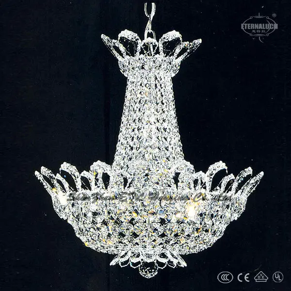 фантазии 2 свет небольшой отель кристалл k9 люстра bobeche в хром цвет etl80002a