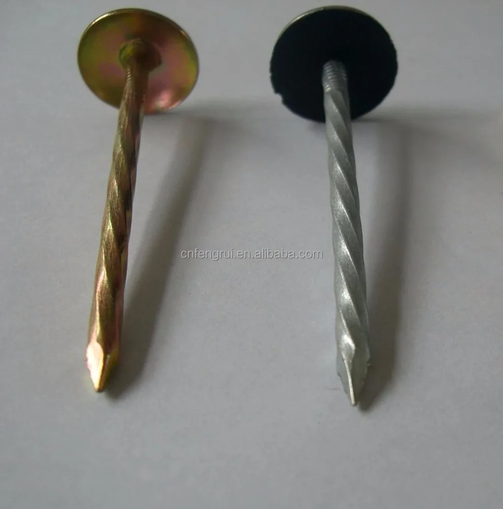 
BWG 12 e.g кровельные гвозди с пластиковыми крышками 