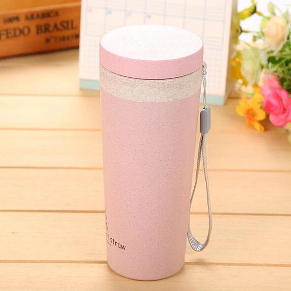 Wholesales Eco friendly Wheat Straw Water Bottles Biodegradable water bottle
