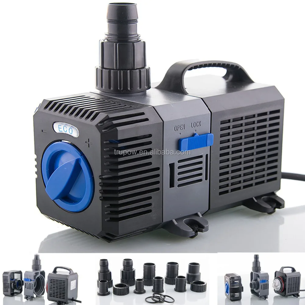 CTP-5000 SUNSUN Electric Plastic auto black fish water pond filter aquarium submersible water pumps 5000L/h