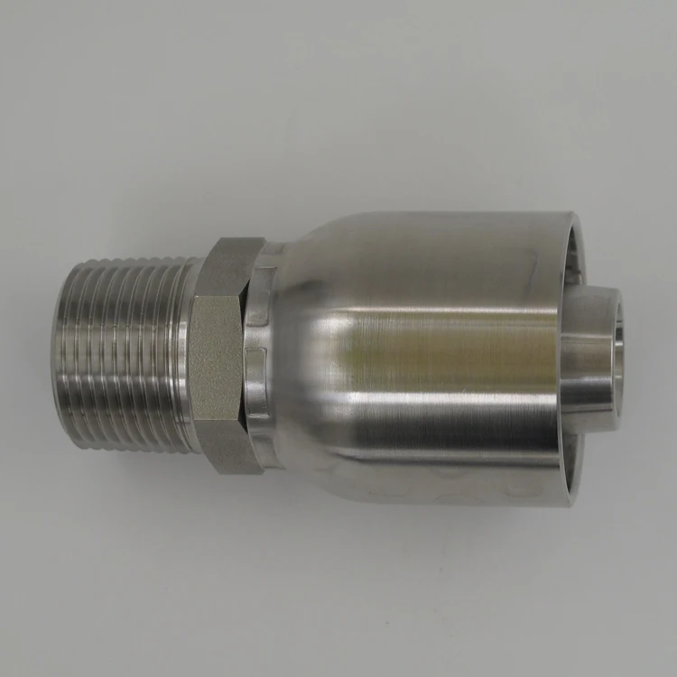 
stainless steel hydraulic hose fittings swivel jic female crimp fitting 