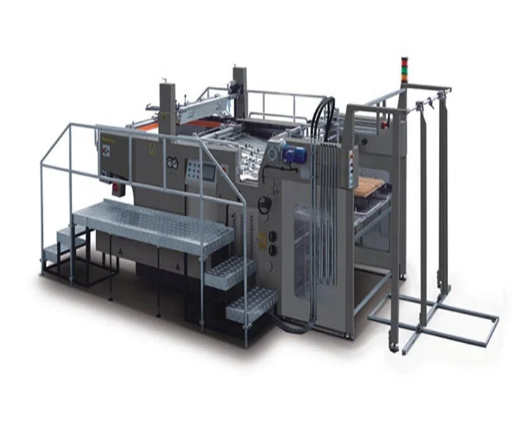 JB-1050AG Full Automatic Stop Cylinder 1-8 Color Screen Printing Machine