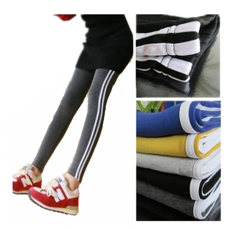 CUHAKCI Spring Women New High Quality Women Leggings Fashion Vertical Stripes Slim Elastic Pants Sportswear Leggings Breathable
