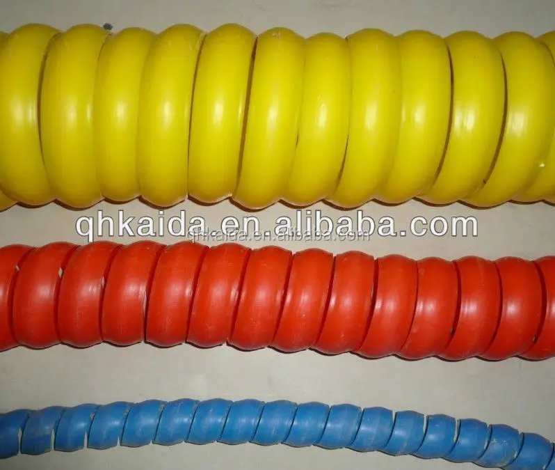 Flexible decorative Hydraulic Hose spiral protection wrap,Rubber Hose Cover