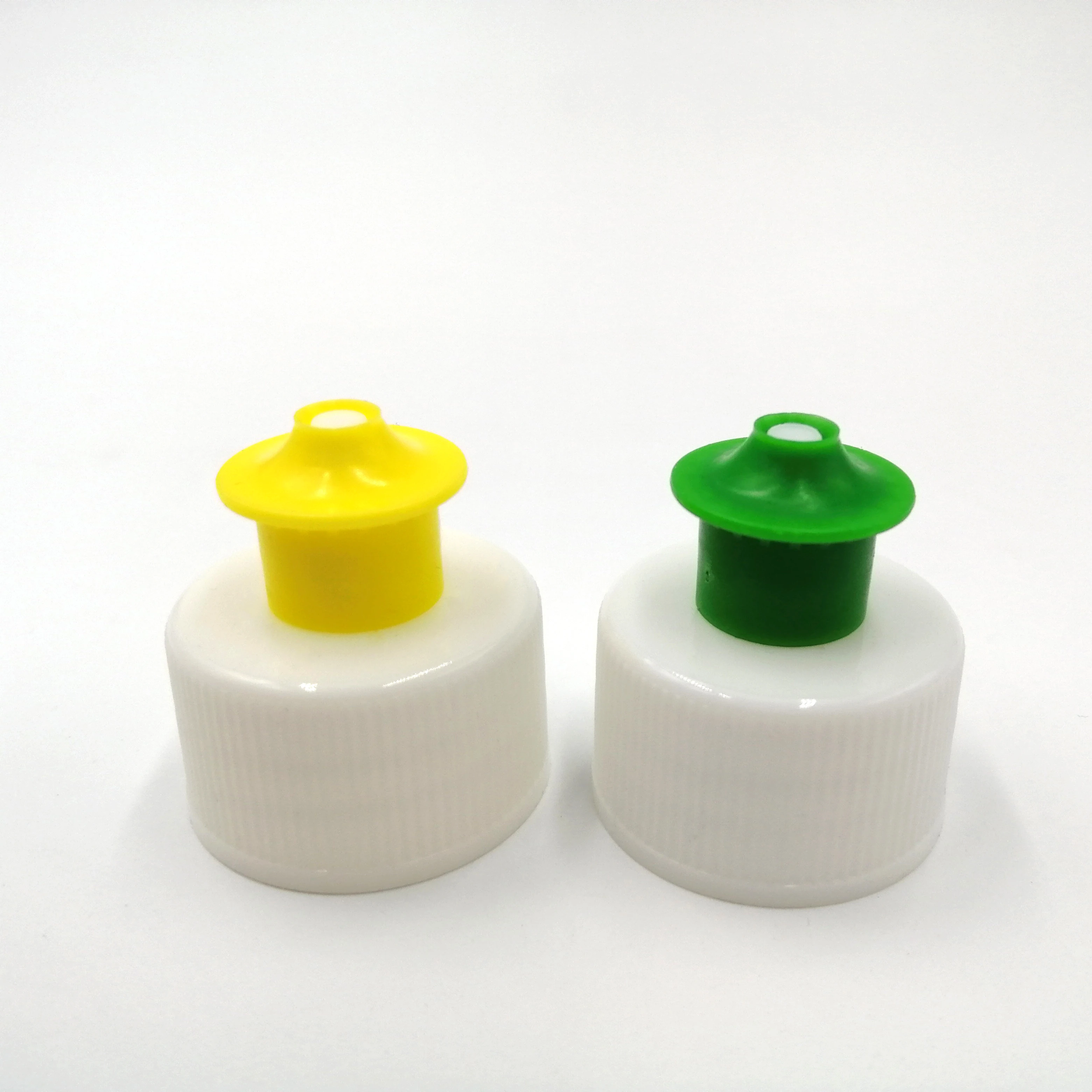 High quality new style plastic cap push pull cap for sport bottle