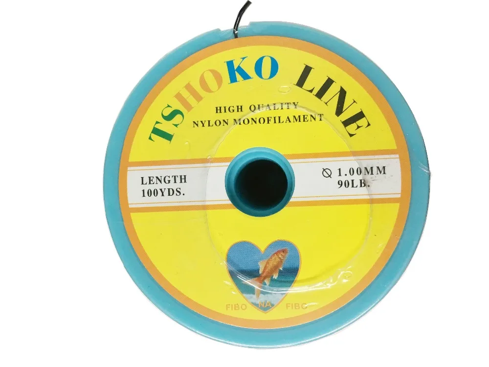 New Material China Made Nylon Mono Line 100YDS Black Color