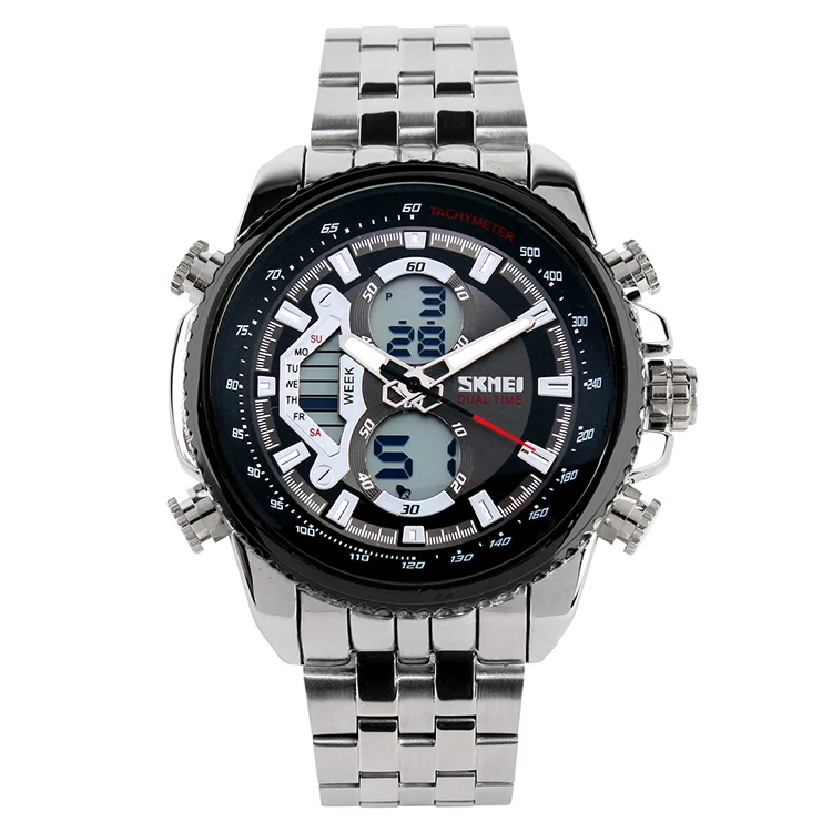 guangzhou skmei watch co,.ltd japan movt quartz stainless steel bezel mens black watches #0992