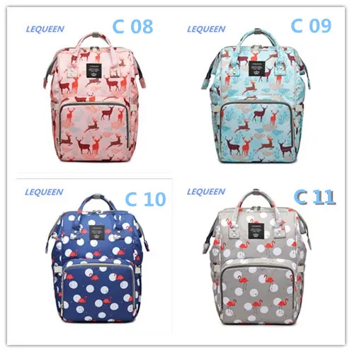 Factory price  Lequeen fashion diaper bag/diaper bag backpack with stroller straps for wholesale