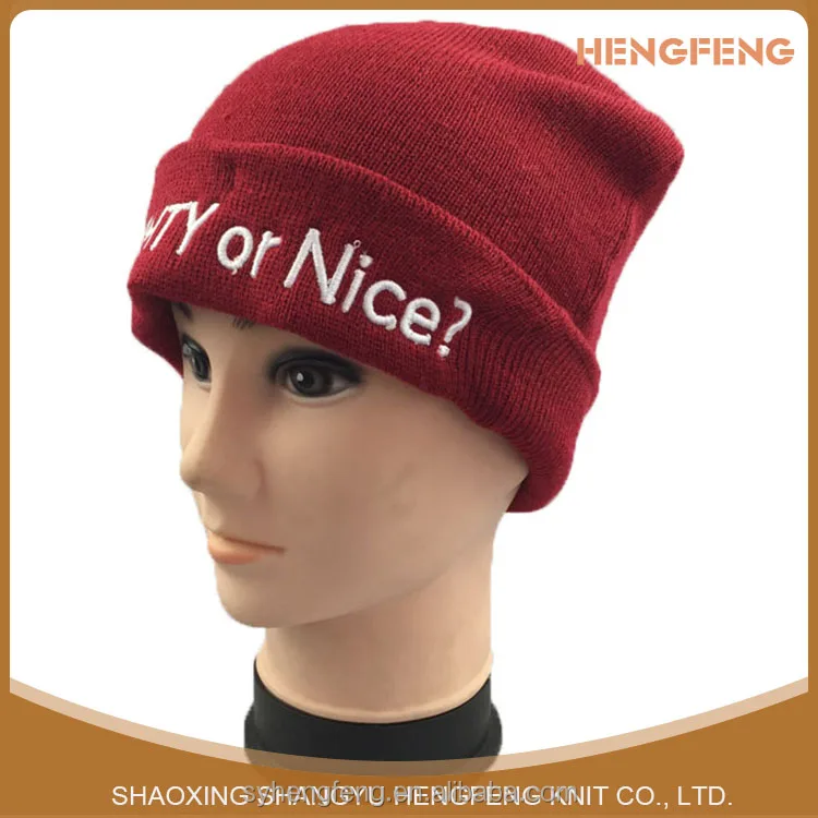 Оптовая цена завода смешно вязаная шапка