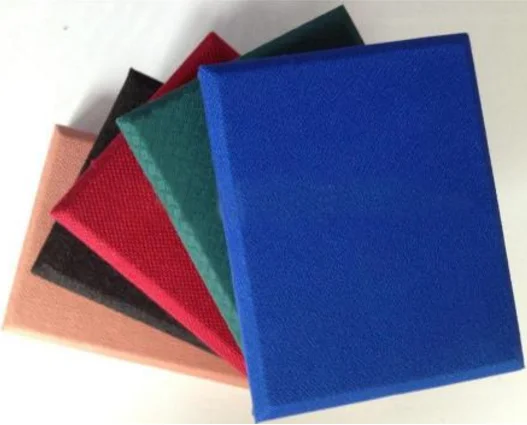 Auditorium fabric acoustic panels sound proof home theater fabric wrapped glasswool acoustic panels for wall