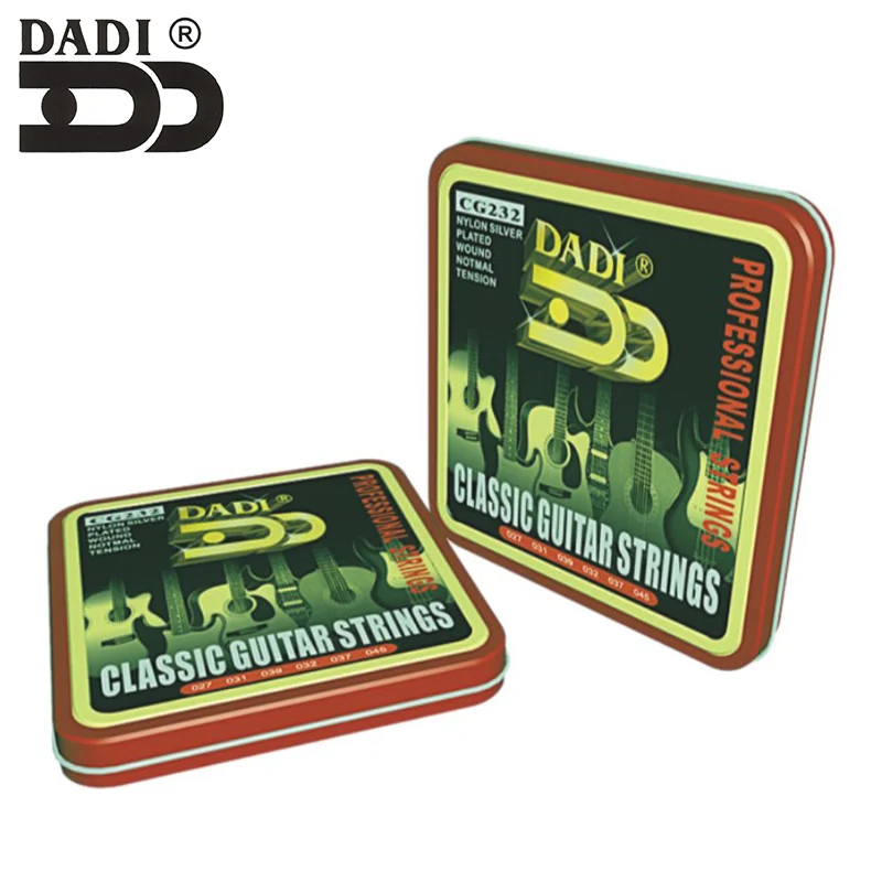 
DADI student nylon sliver plated wound hard tension classical guitar string set for wholesale 