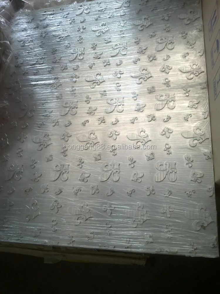 Leather aluminum embossing sheet metal