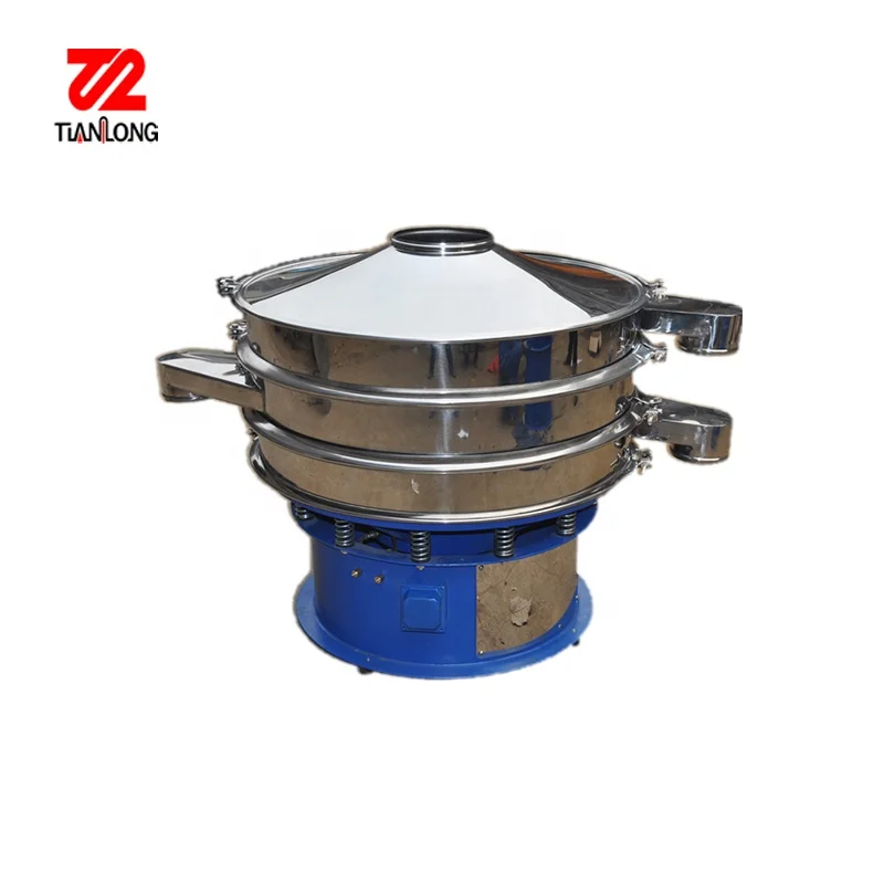 Sieving Zinc Dust Rotary Vibrating Sieve Machine