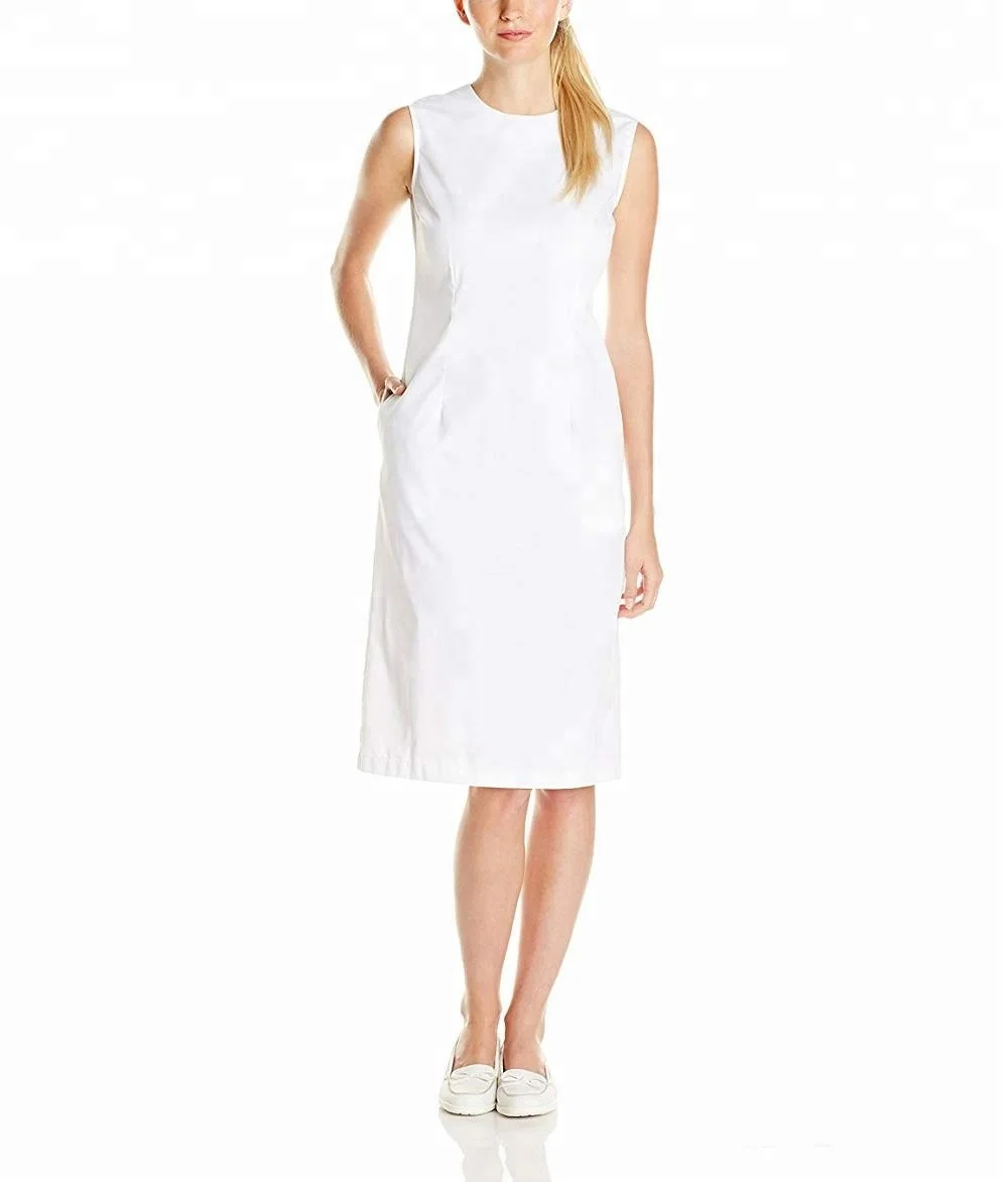 New Style Design Hospital White Nurse Uniform Dress