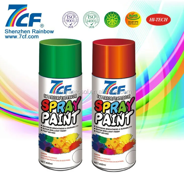 Top Quality Multi-colors Shenzhen Sunrise Famous Brand 7CF Motorcycle Spray Paint