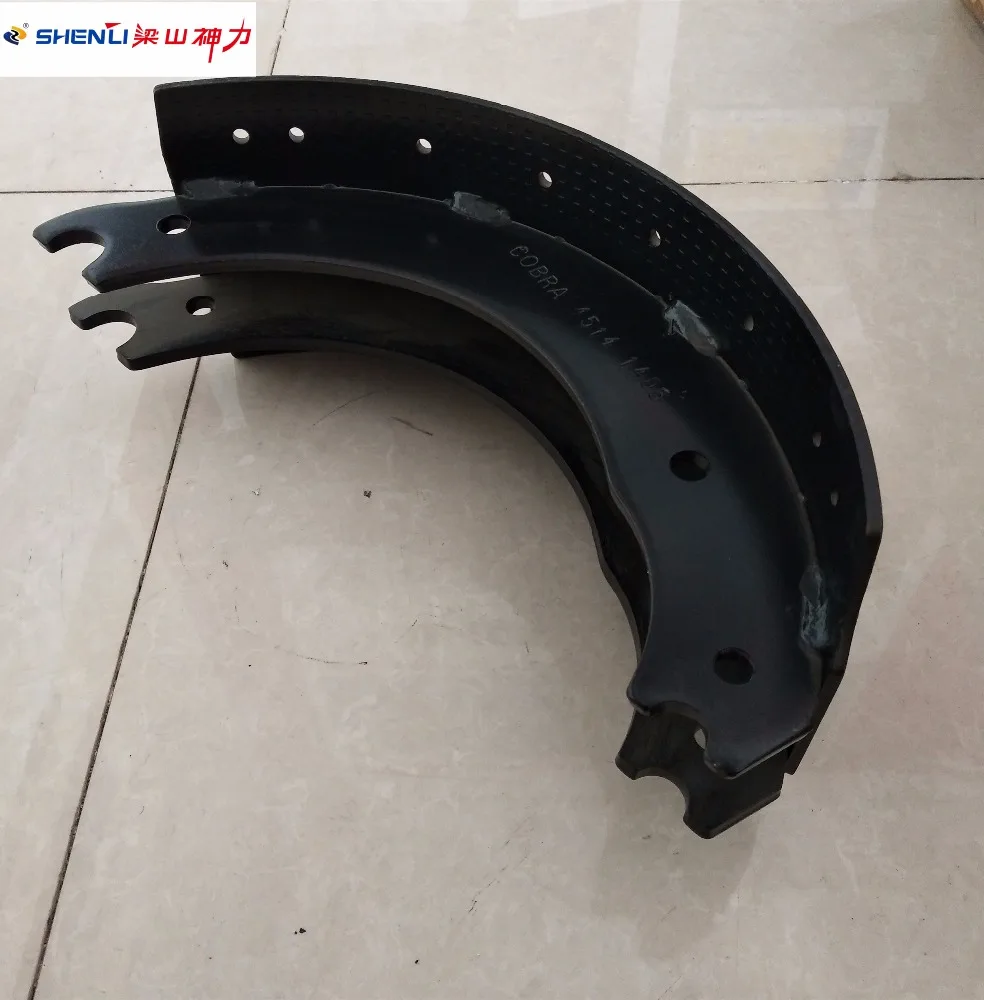 
china trailer truck parts riveted brake shoe 4514 