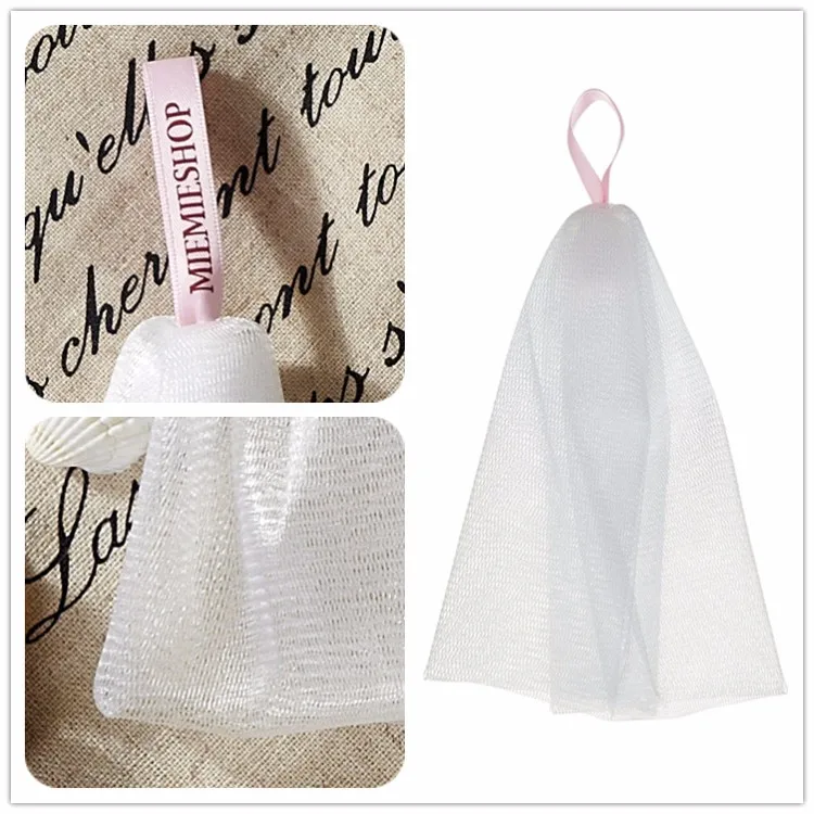 Foam net facial cleanser PE net for facial cleansing& Body soap net A07