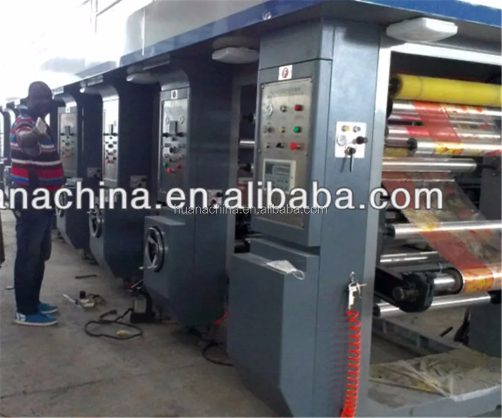 
SWAY-6800 plastic high speed automatic Rotogravure printing machine 