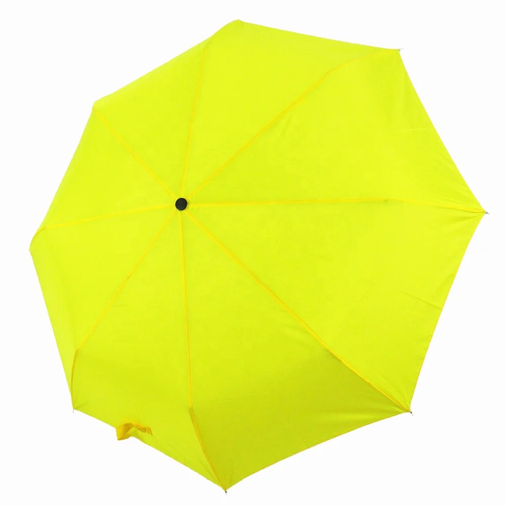 Best 110cm Automatically Opened Yellow Color Auto- Open And Close Umbrella